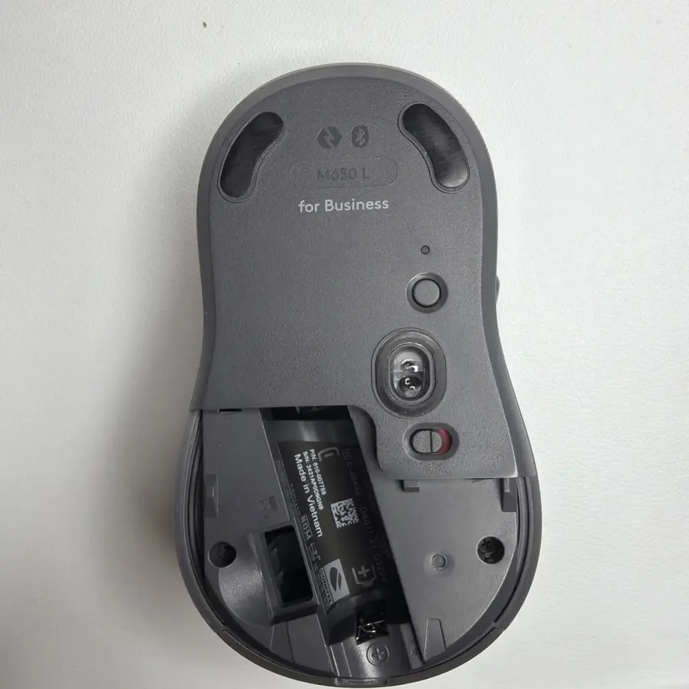 Logitech M650L For Business BT & USB Wireless Mouse Graphite No Dongle READ